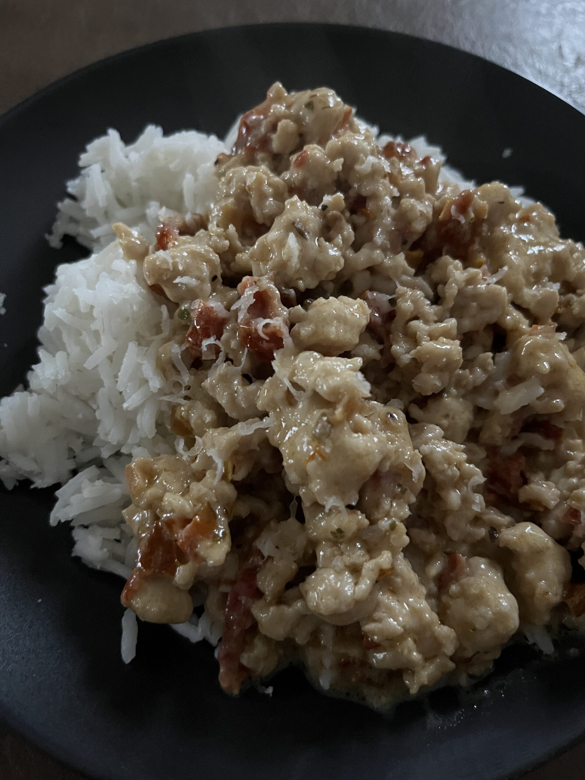 Kycklinggryta med soltorkade tomater och parmesan